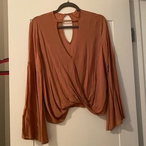 Blue Life Key Hole Top